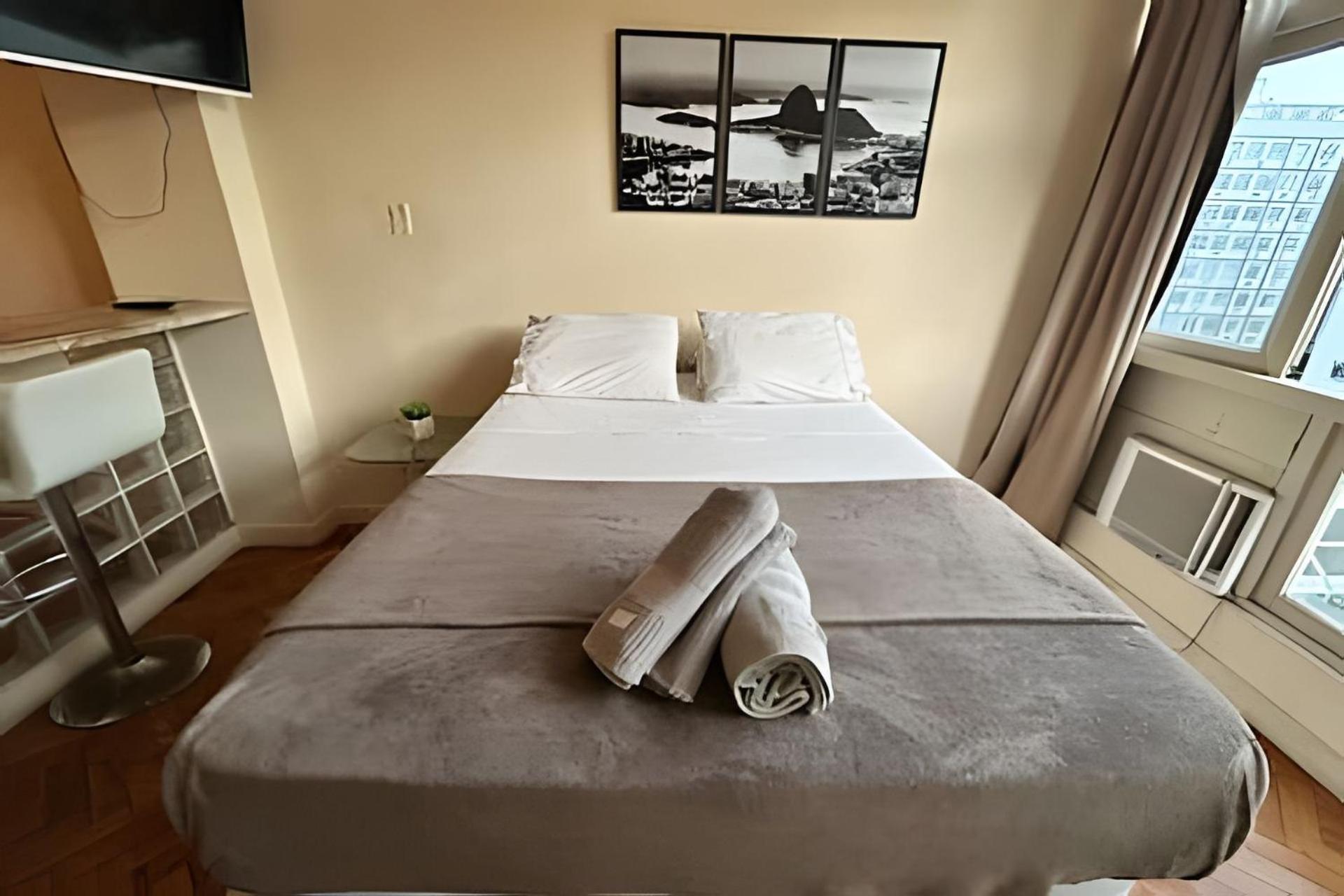 Apartamento Em Copacabana Com Vista Lateral Do Mar Rio de Janeiro Ngoại thất bức ảnh